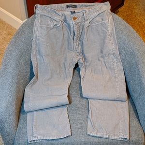 Banana Republic 32x34 Vintage straight gray corduroy pants